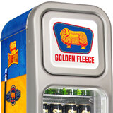 Golden Fleece Fuel Pump Skinny Glass Door Upright Cool Retro Bar Fridge