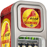 Schmick Gilmore Fuel Pump Skinny Glass Door Upright Cool Retro Bar Fridge - SK135-FP-GILMORE