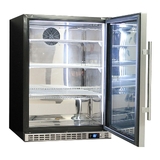 Schmick Quiet Running Front Venting Under Bench Solid Stainless Door Bar Fridge - Model SK156R-SD