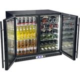 Schmick Under Bench Beer And Wine Dual Zone Bar Fridge - SK228D-B-HD