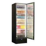 Schmick Classy Upright Heated Glass 1 Door Bar Fridge - Model SK422R-B-HD