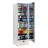Schmick Classy Upright Heated Glass 1 Door Bar Fridge - Model SK422R-W-HD