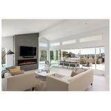 Modern Flames Spectrum 60 Inch Slimline Electric Fireplace with Log Set SPS-60B/AUS