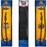 Golden Fleece Fuel Pump Branded Skinny Upright Bar Fridge - SS-P160-FP-FLEECE
