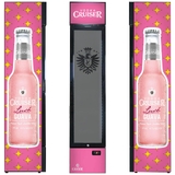 Vodka Cruiser Branded Skinny Upright Bar Fridge - SS-P160-VC 