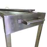 Stainless Steel Traditional BBQ with Charcoal Tray and 6mm Thick Stainless Grill - SSBBQTC