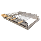 Stainless Steel Cyprus Grill Chain Driven Rotisserie BBQ (Made in Cyprus) - SSCG-9000F