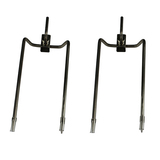 Long 2 Prong Forks Stainless Steel (Set of 2) suit Square Skewer up to 19.5mm x 19.5mm