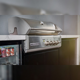 Crossray Premium 4B Gas BBQ Outdoor Kitchen w/ double fridge - TC4KP-15