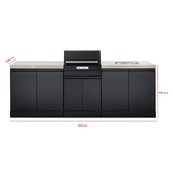 Crossray eXtreme Grey Electric Outdoor Kitchen - TCEK-14