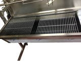 Dizzy Lamb Warrior Heavy Duty 1.5m  Charcoal Rotisserie BBQ Spit - Stainless Steel - 40kgs capacity - WHDSS-3061