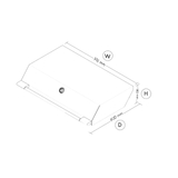 Artusi 316 Marine Grade Stainless Steel Hooded BBQ Lid - ABBQMH