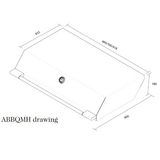Artusi 80cm Roasting Dome with thermostat stainless steel - ABBQMH2