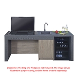 Artusi Gloss Black Flat BBQ Lid  - ABFLAT