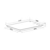 Artusi 30cm Maximus Series Natural Gas Stainless Steel Cooktop - AGH30XFFD