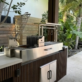 Argentine Santa Maria Wood Fire & Charcoal Gaucho Grill - BBQ08SS