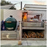 Argentine Charcoal & Woodfired Built-In Parrilla Grill - BBQ25SS