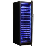 Schmick Upright Black Glass Door Wine Refrigerator Model BD425W-B