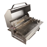 Bossworx Drop In SS 4 Burner with Rear Burner - BDI4RIPSSS-AU