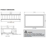 Gasmate Phoenix 4 Burner BBQ Hood Kit - BQ2047BLHD