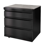 NG Gasmate Nova MK2 Graphite Outdoor Kitchen with Drawers, Sink, BBQ, Single Door Fridge + Top and Storage - BQ29F-NG1DFR-BUN