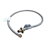 BeefEater Braided Stainless Steel Hose & Regulator 900mm SS Hose 3/8"SA - BS040208