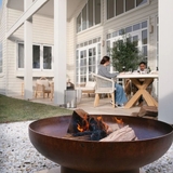Hark Luca 80 Corten Steel Fire Pit 80 cm