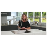 Gareth Ashton 316 Gooseneck Pull Out Kitchen Mixer - KTA037-316-BR