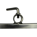 DIZZY LAMB Stainless Steel Leg Bracket with U Bolts and Wing Nuts to suit 28mm Round Skewer