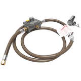 Bromic Universal Natural Gas Conversion Kit with Floor Socket 3/8 SAE Female Flare, 1500mm Hose 250Mj/hr Governor and 200mm Hose - NGCK3