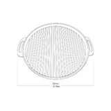 Evolve Cast Iron Griddle Pan - PZA005A