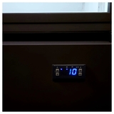 Brookvale Union Upright Quiet Running Black Glass Door Bar Fridge - SC372B-BVU