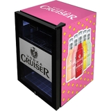 Vodka Cruiser Official Designed Mini Bar Fridge 70 Litre Double Glazed -  SC70-B-VC 