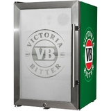 VB Branded Triple Glazed Glass Door Bar Fridge With Cool Frosted Door Logo - SC70-SS-VB-V1  