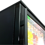 Rhino Black Commercial Upright Triple Glass Door Bar Fridge Ultra Energy Efficient - SGT1R-BS