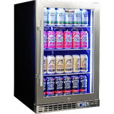 Schmick Quiet Running Front Venting Under Bench Glass Door Bar Fridge Model SK116R-SS
