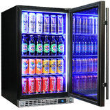 Schmick Quiet Running Front Venting Under Bench Glass Door Bar Fridge Heated Glass Model SK126R-HD