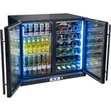 Schmick Under Bench Beer And Wine Dual Zone Bar Fridge - SK228D-B-HD
