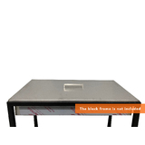 Dizzy Lamb 1000mm Alfresco Built In Charcoal BBQ with Spit Rotisserie SP-123-BUNDLE