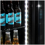 Golden Fleece Fuel Pump Branded Skinny Upright Bar Fridge - SS-P160-FP-FLEECE