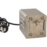 A40 Stainless Steel Rotisserie BBQ Spit 240V Motor with Pin-30kgs Capacity from DIZZY LAMB