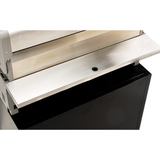 Crossray Kitchen BBQ Burner Double side cabinets with 1 x flat benchtop, under bench sink and Double Black fridge 