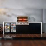 Crossray Premium 4B Gas BBQ Outdoor Kitchen w/ double fridge - TC4KP-15