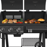Oklahoma Joe’s® Canyon Combo Gas/Coal Offset Smoker