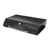 Artusi 104cm 4 Burner Built-In LPG Matte Black BBQ & Gloss Black Hood Bundle - ABBQ1B-Bun 