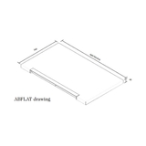 Artusi Gloss Black Flat BBQ Lid  - ABFLAT