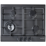 Artusi 60cm Natural Gas Cooktop Matte Black - AGH65MB