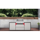 Beefeater Side Heat Shield for Series 7000 Built-in Barbecues - 900404227