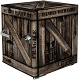 Cool Wooden Crate Design Mini Bar Fridge - A Great Gift Idea - BC46B-CRATE 