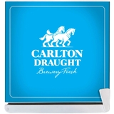 Carlton Draught 'Original' Logo Retro Mini Bar Fridge - BC46W-DRAUGHT-V2 